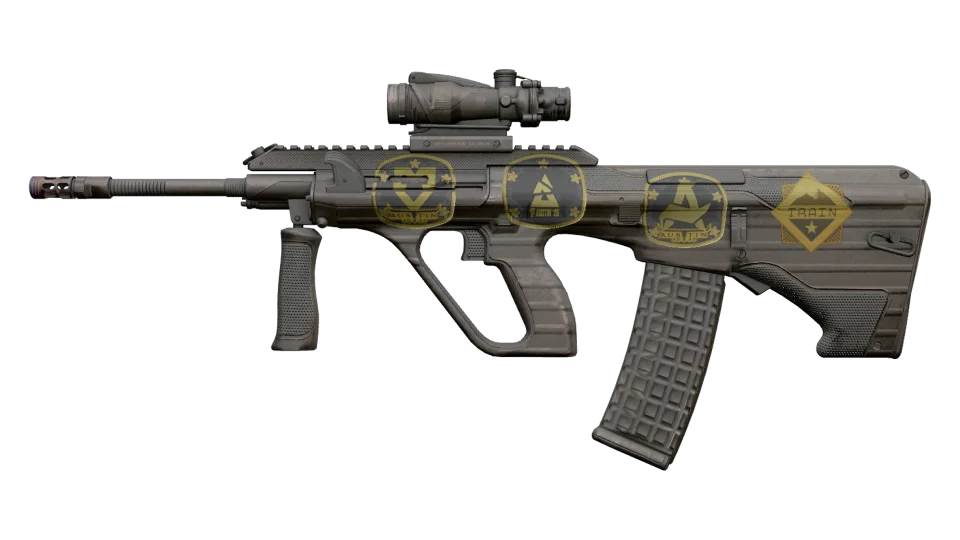 Souvenir AUG | Steel Sentinel (Battle-Scarred) thumbnail