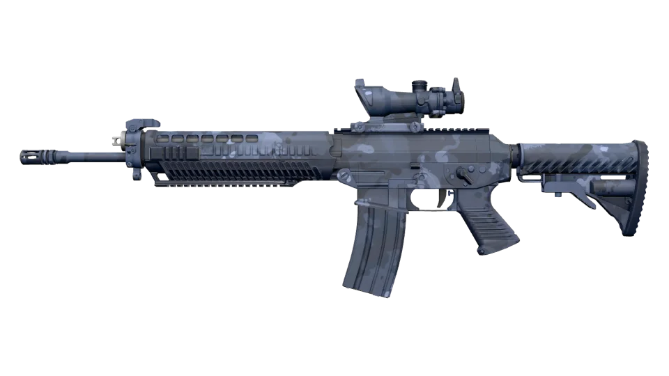 SG 553 | Night Camo (Minimal Wear) thumbnail