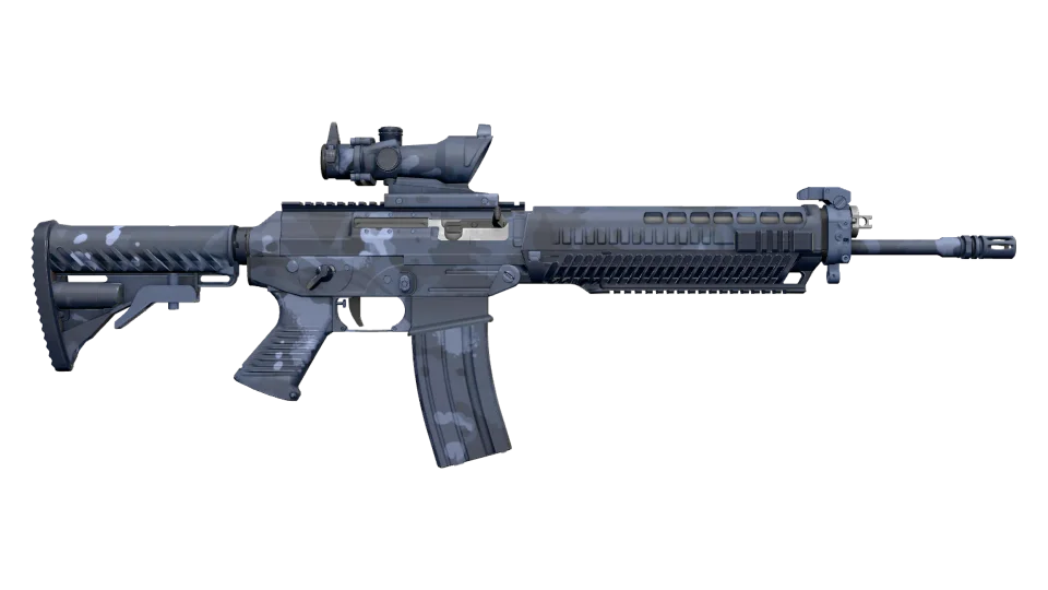 SG 553 | Night Camo (Minimal Wear) thumbnail