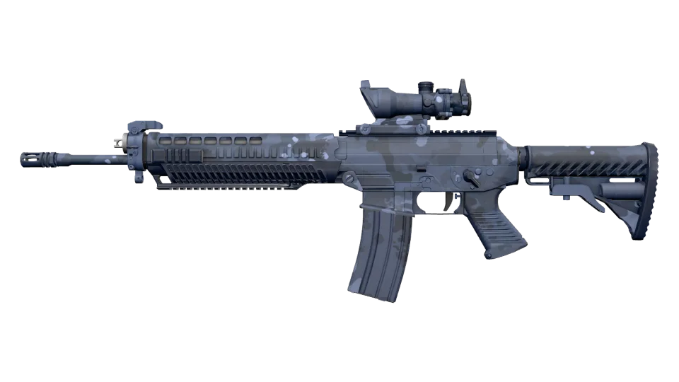 SG 553 | Night Camo (Minimal Wear) thumbnail