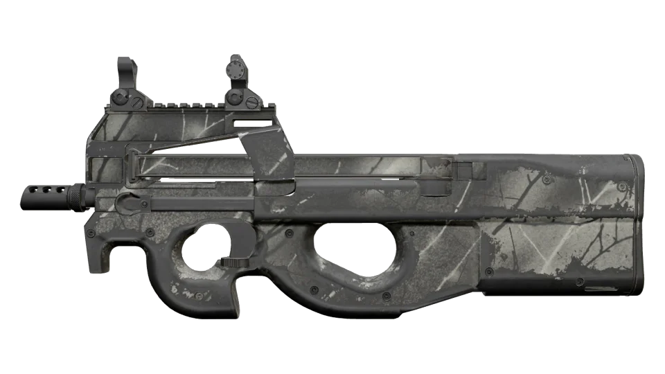 P90 | Ash Wood (Well-Worn)