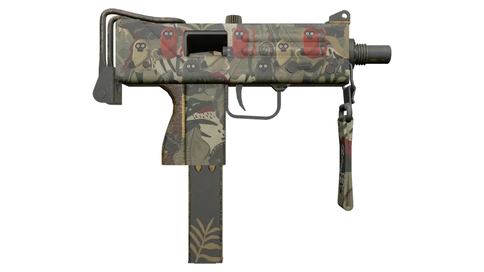 MAC-10 | Monkeyflage (Well-Worn) 缩略图