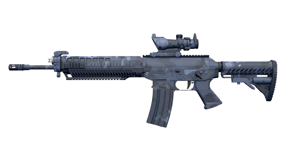 SG 553 | Night Camo (Minimal Wear) thumbnail
