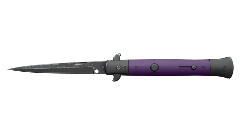 ★ Stiletto Knife | Ultraviolet (Battle-Scarred) thumbnail
