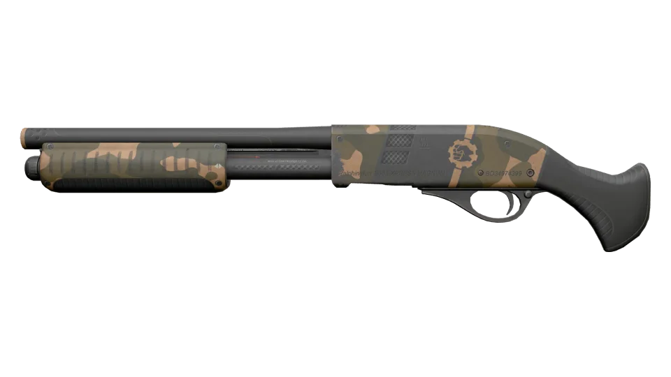 Sawed-Off | Black Sand (Well-Worn)