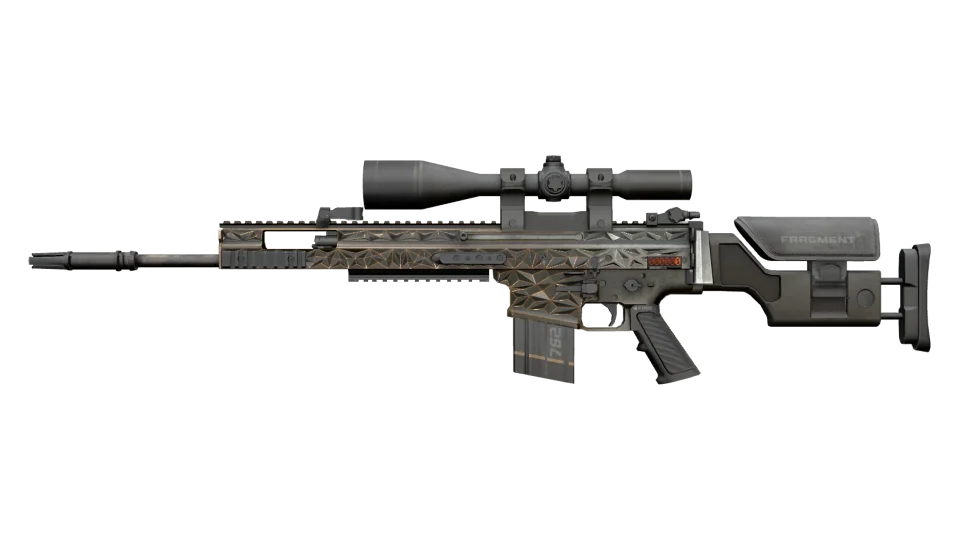 StatTrak™ SCAR-20 | Fragments (Battle-Scarred)