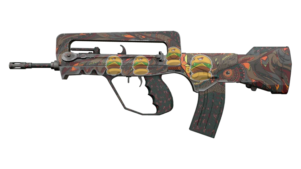 StatTrak™ FAMAS | Eye of Athena (Field-Tested)