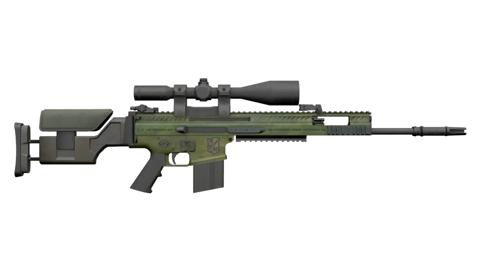 StatTrak™ SCAR-20 | Green Marine (Battle-Scarred) thumbnail