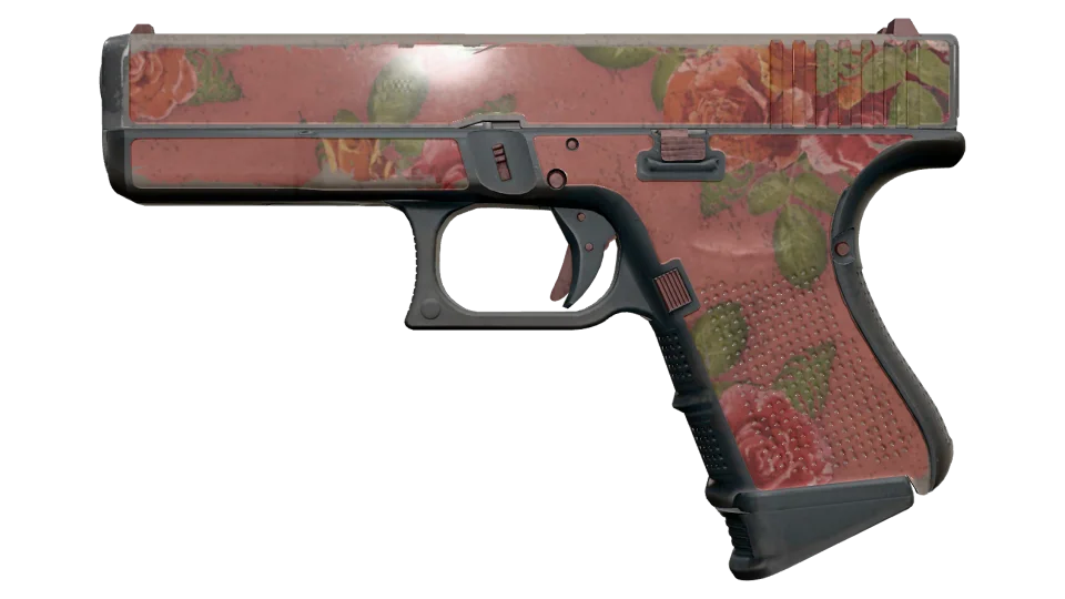 Glock-18 | Coral Bloom (Battle-Scarred)