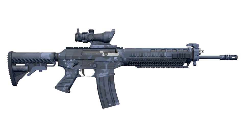 SG 553 | Night Camo (Minimal Wear) thumbnail