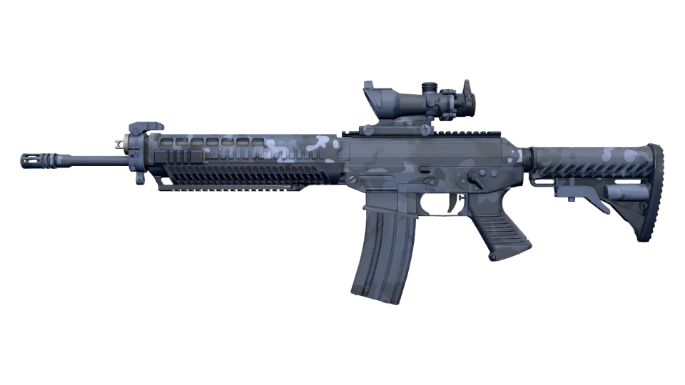 SG 553 | Night Camo (Minimal Wear) thumbnail