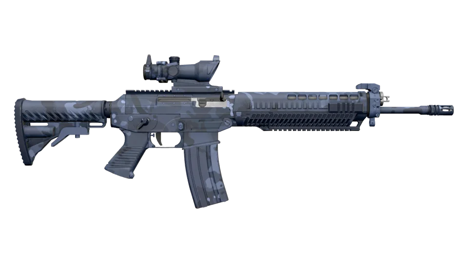 SG 553 | Night Camo (Minimal Wear) thumbnail