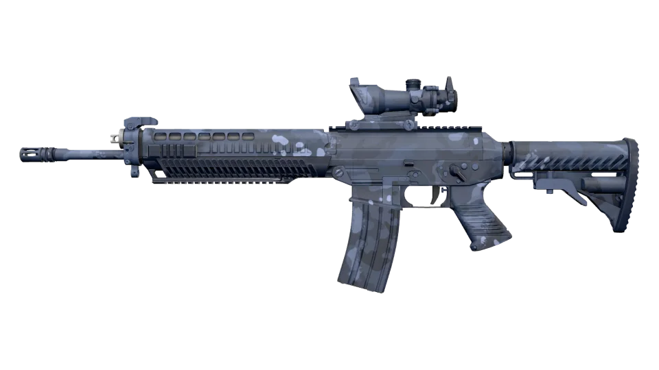 SG 553 | Night Camo (Minimal Wear) thumbnail