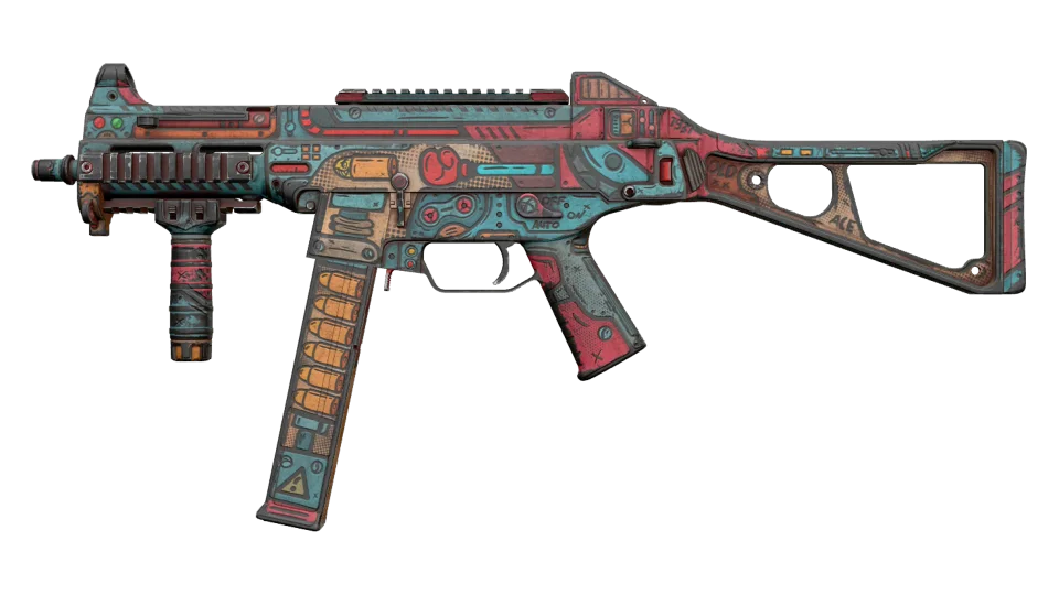 UMP-45 | K.O. Factory (Battle-Scarred)