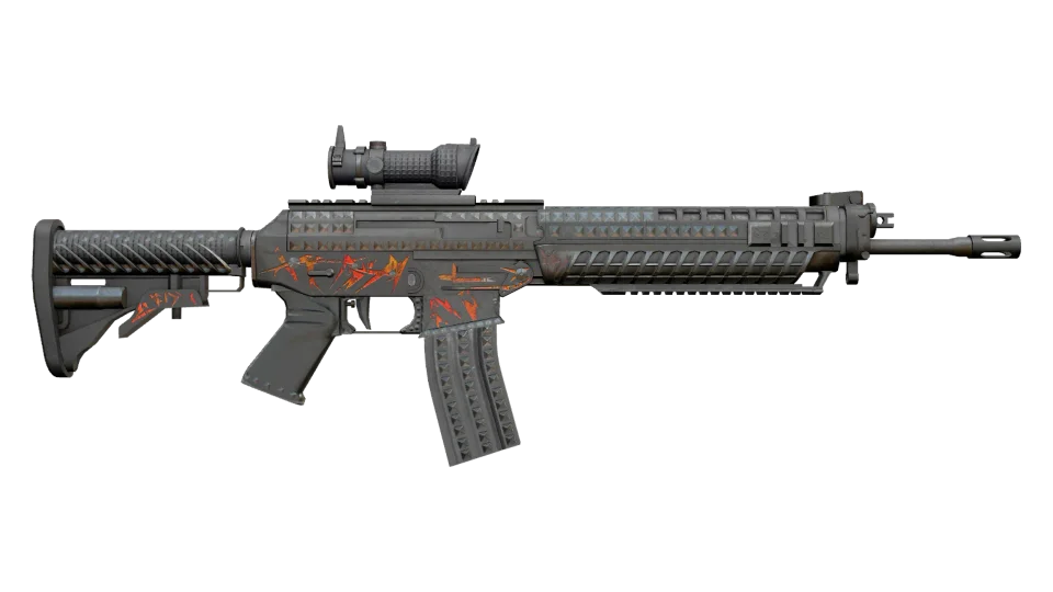 StatTrak™ SG 553 | Heavy Metal (Battle-Scarred) thumbnail
