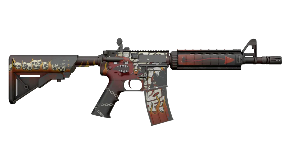 M4A4 | Hellfire (Field-Tested) thumbnail