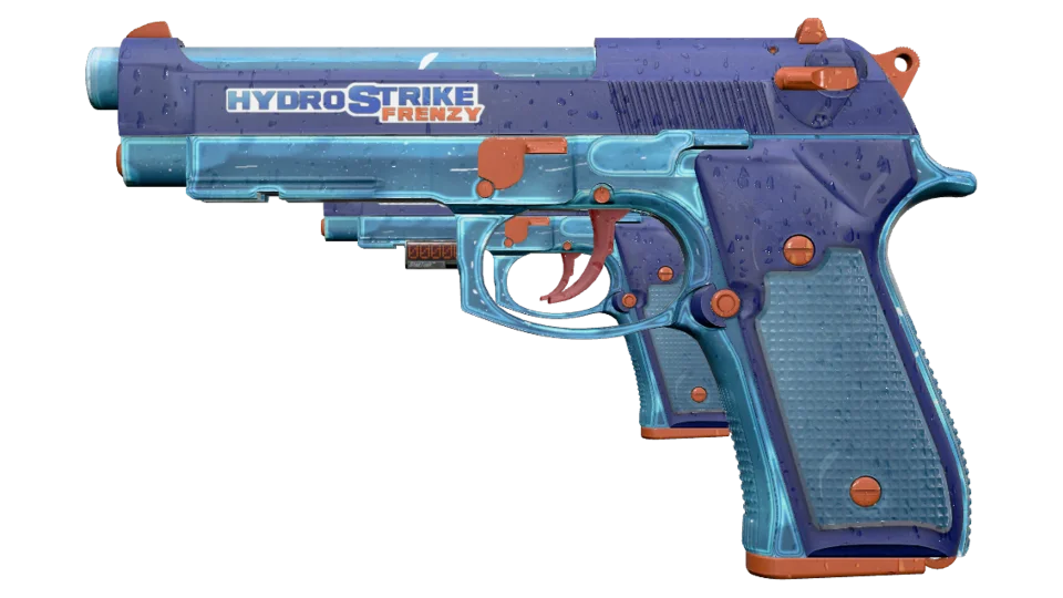 StatTrak™ Dual Berettas | Hydro Strike (Factory New)