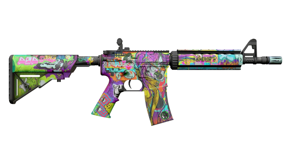 StatTrak™ M4A4 | In Living Color (Minimal Wear) thumbnail