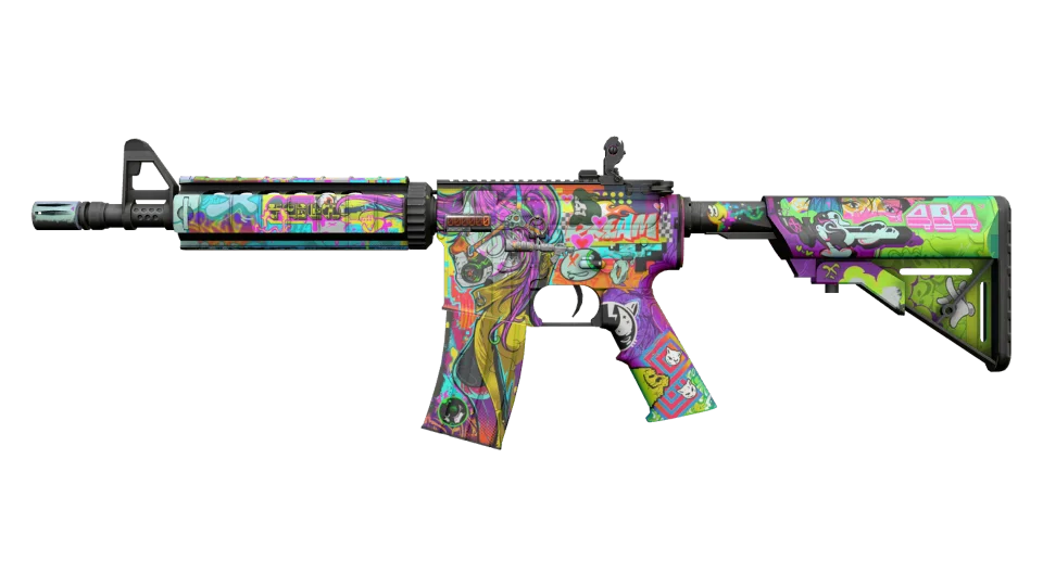 StatTrak™ M4A4 | In Living Color (Minimal Wear)