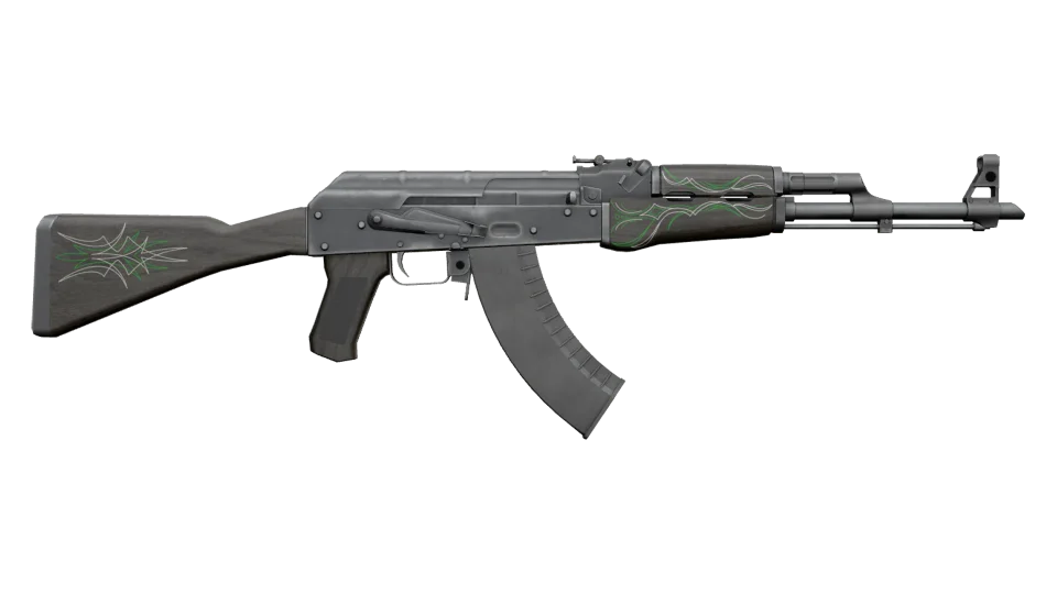 AK-47 | Emerald Pinstripe (Minimal Wear) thumbnail