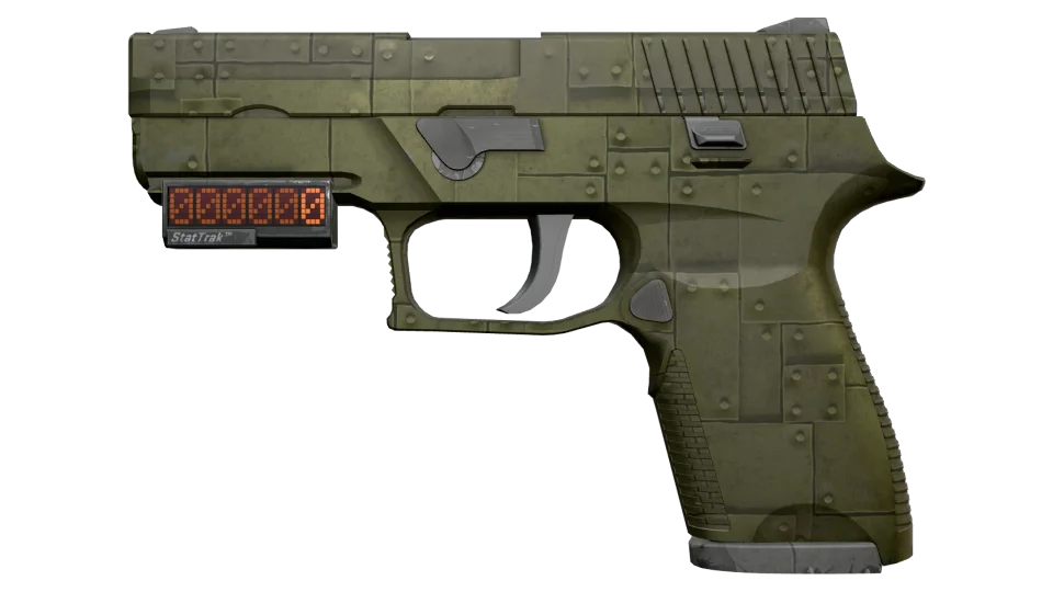 StatTrak™ P250 | Iron Clad (Battle-Scarred)