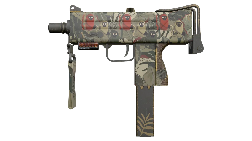 StatTrak™ MAC-10 | Monkeyflage (Minimal Wear)