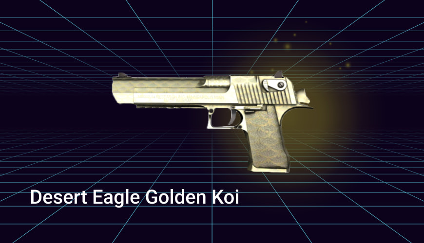 Desert Eagle Golden Koi