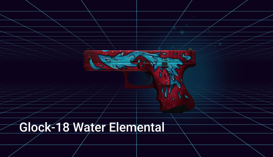 Glock 18 Water Elemental
