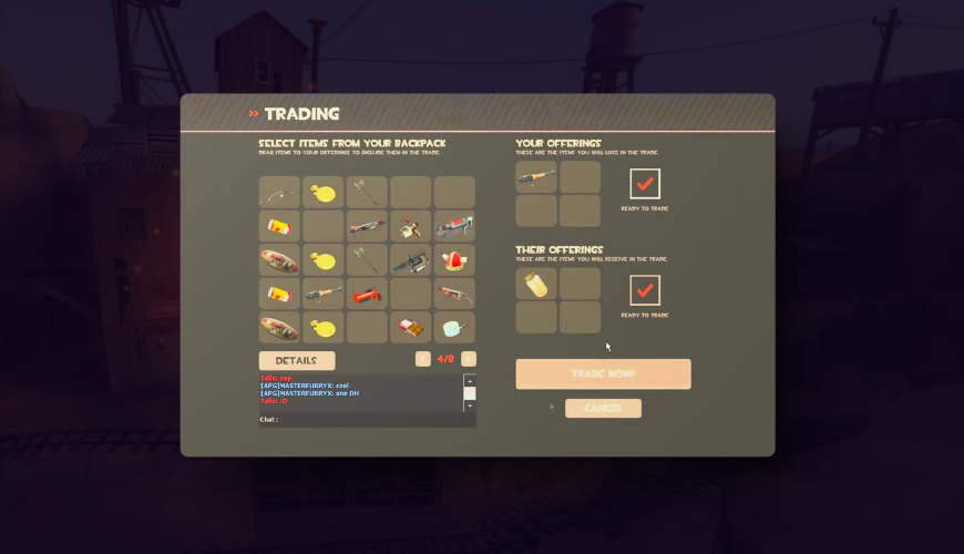 trading in tf2