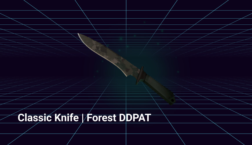 classic knife forest DDPAT