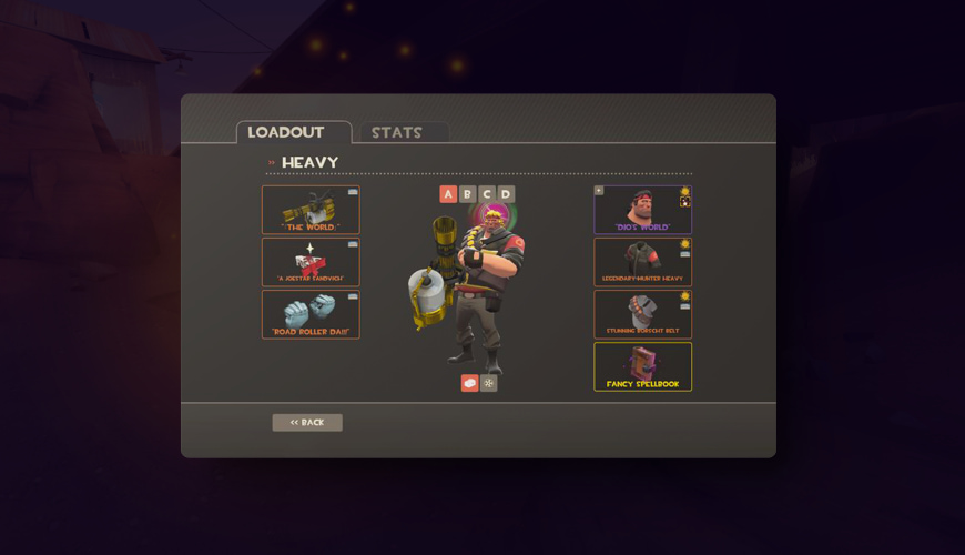 tf2 heavy loadout and equipment