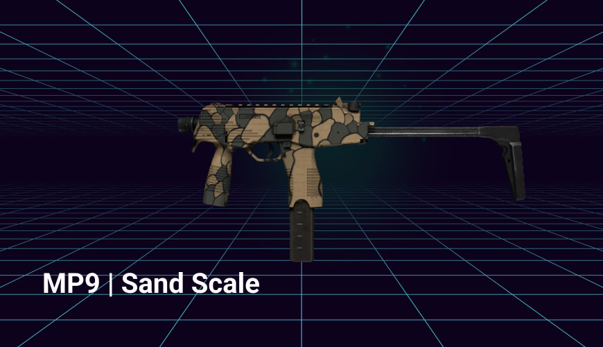 mp9 sand scale skin