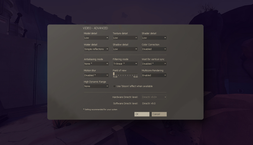 tf2 settings for fps boost
