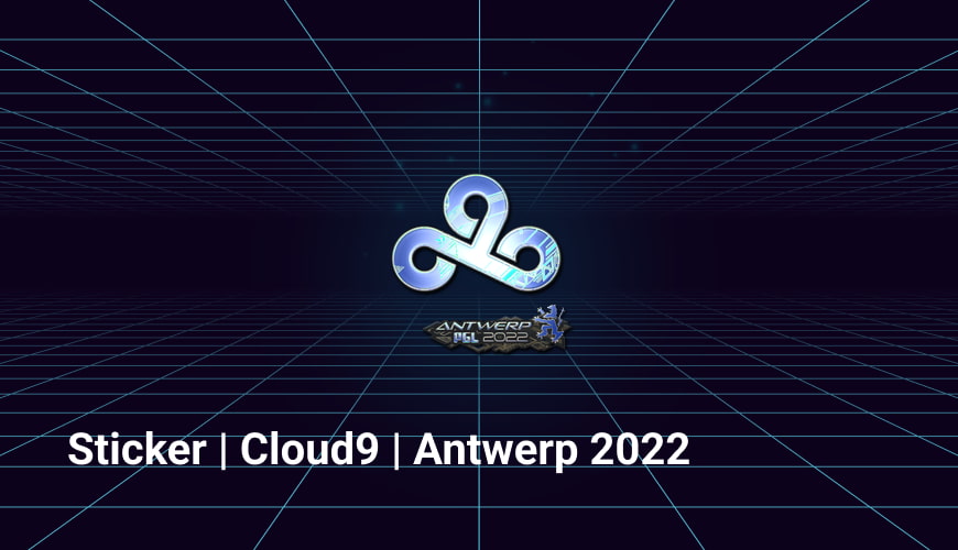 sticker cloud9 antwerp 2022 cs go sticker