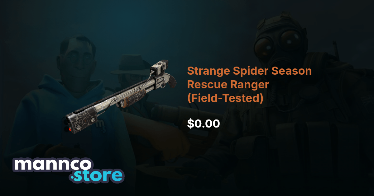 Strange Spider Season Rescue Ranger (Field-Tested) | Mannco.store