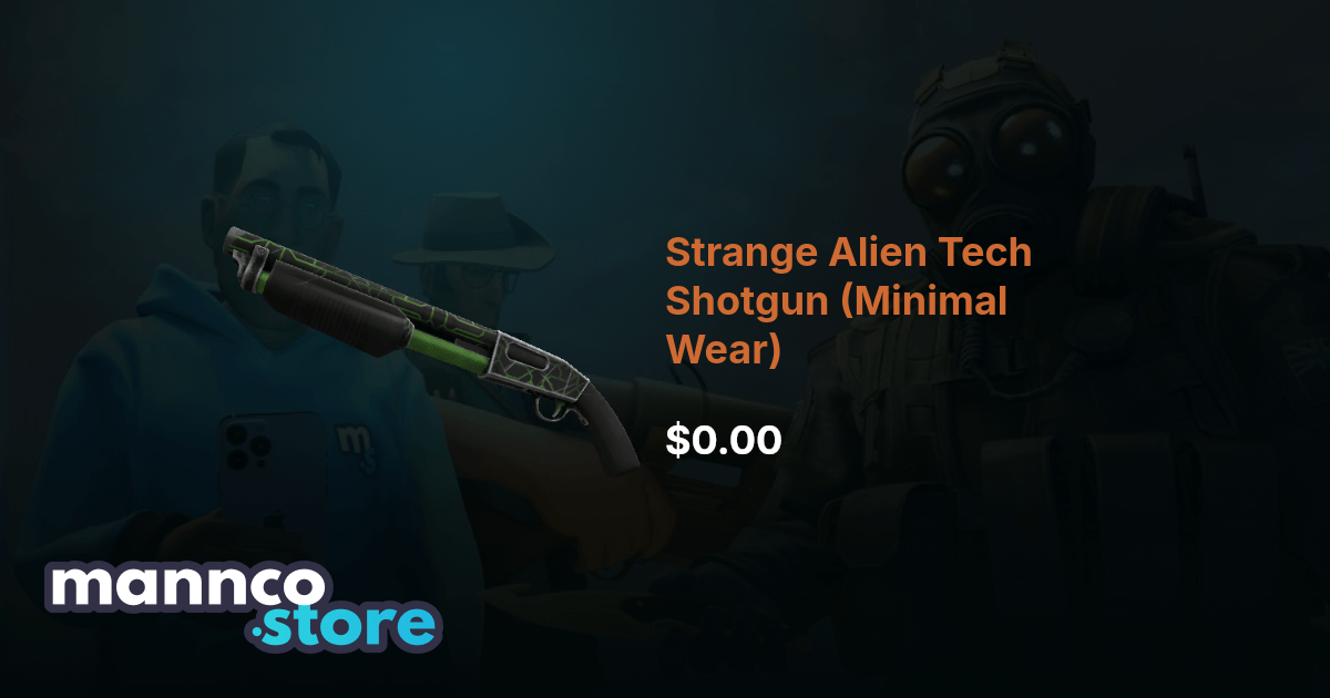 Strange Alien Tech Shotgun (Minimal Wear) | Mannco.store