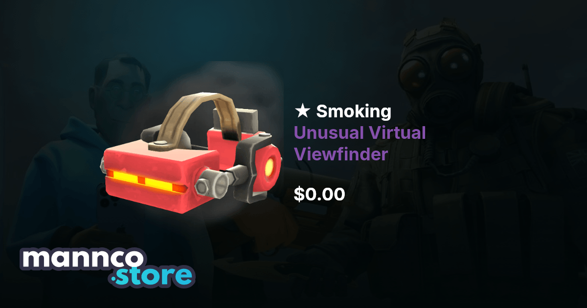 Smoking Unusual Virtual Viewfinder | Mannco.store