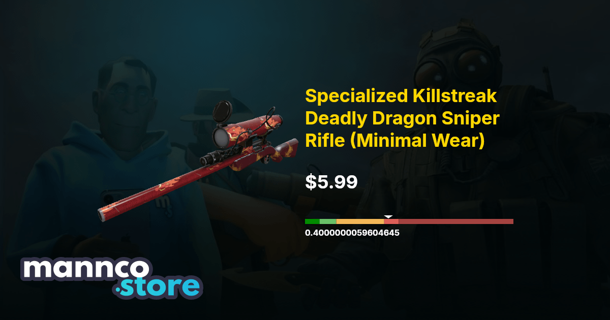 Specialized Killstreak Deadly Dragon Sniper Rifle (Minimal Wear ...