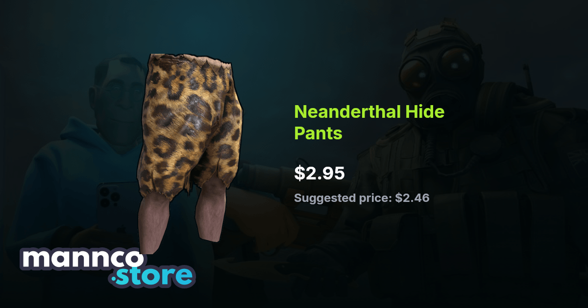 Neanderthal Hide Pants | Mannco.store