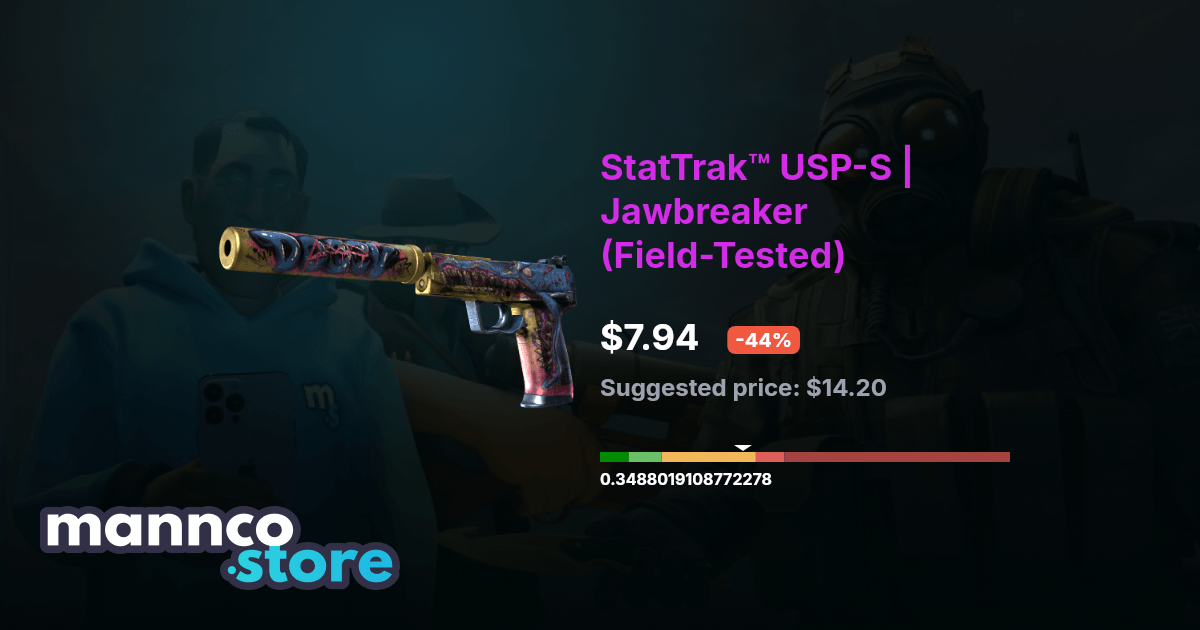 StatTrak™ USP-S | Jawbreaker (Field-Tested) | Mannco.store