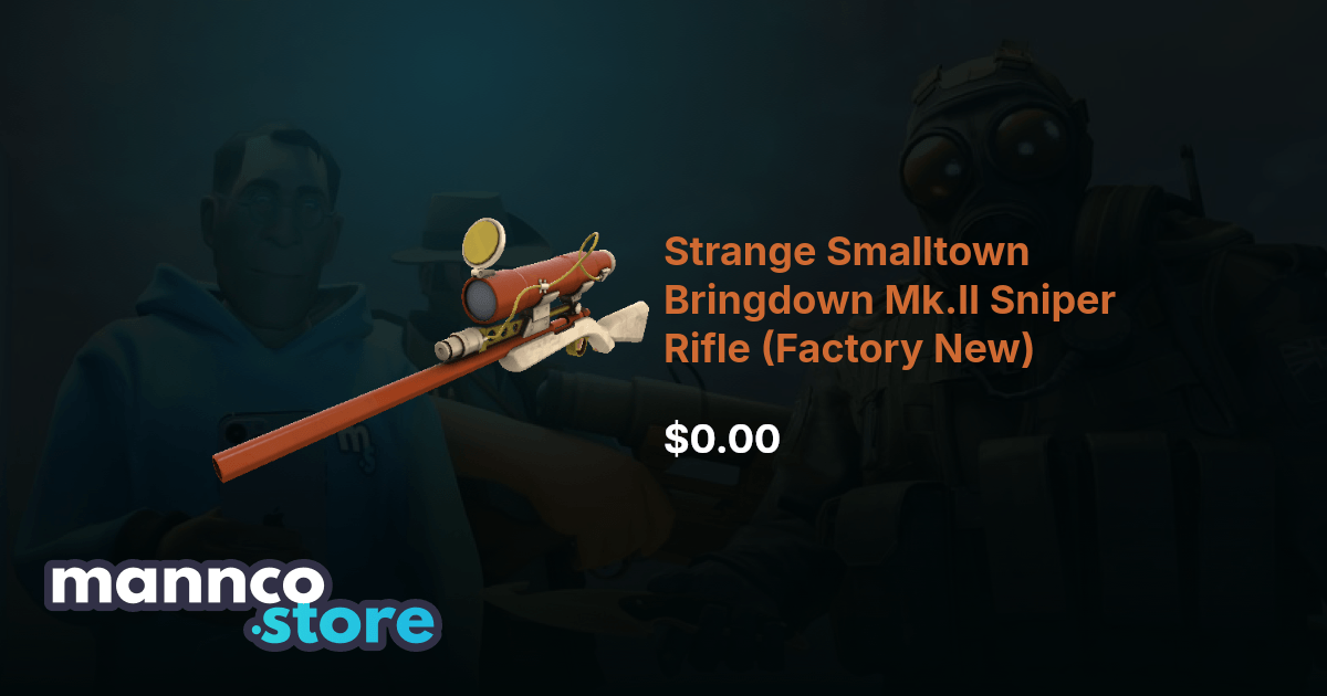 Strange Smalltown Bringdown Mk.II Sniper Rifle (Factory New) | Mannco.store