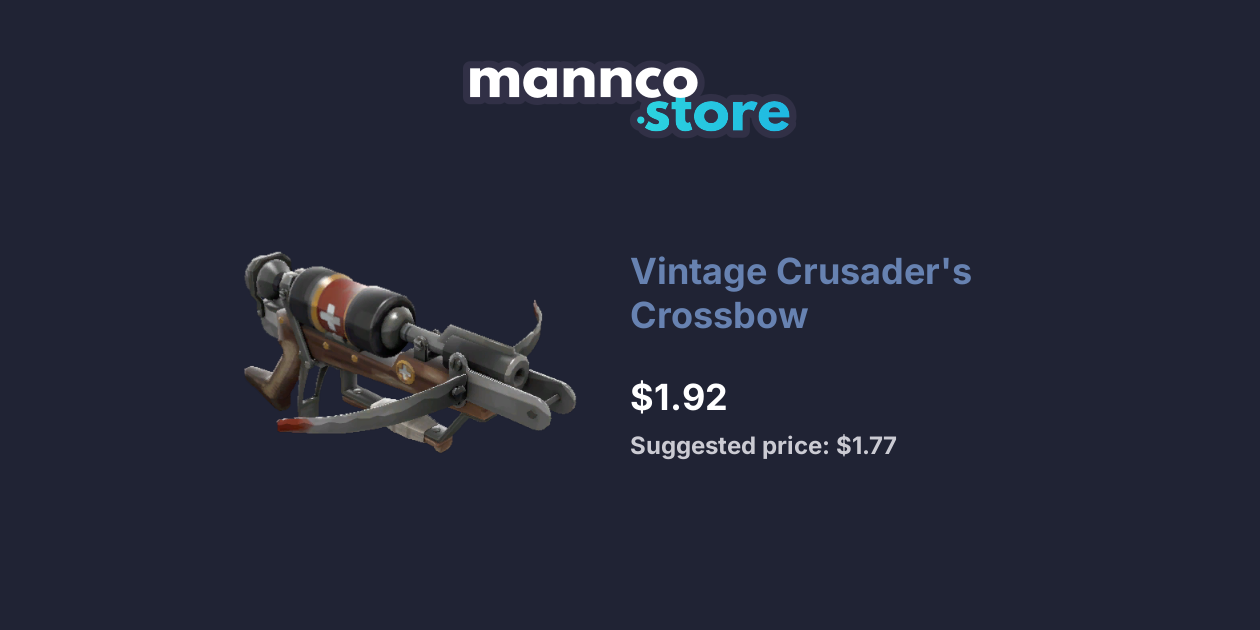 Vintage Crusader s Crossbow Mannco.store