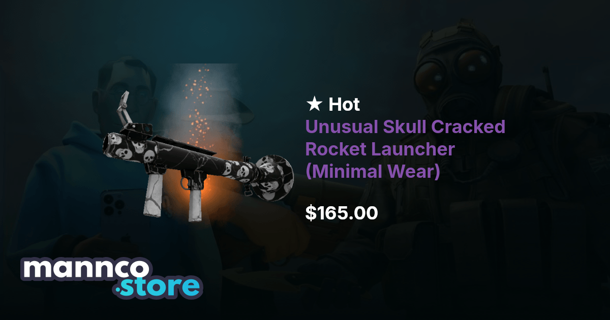 Hot Unusual Skull Cracked Rocket Launcher (Minimal Wear) TF2 | Mannco.store