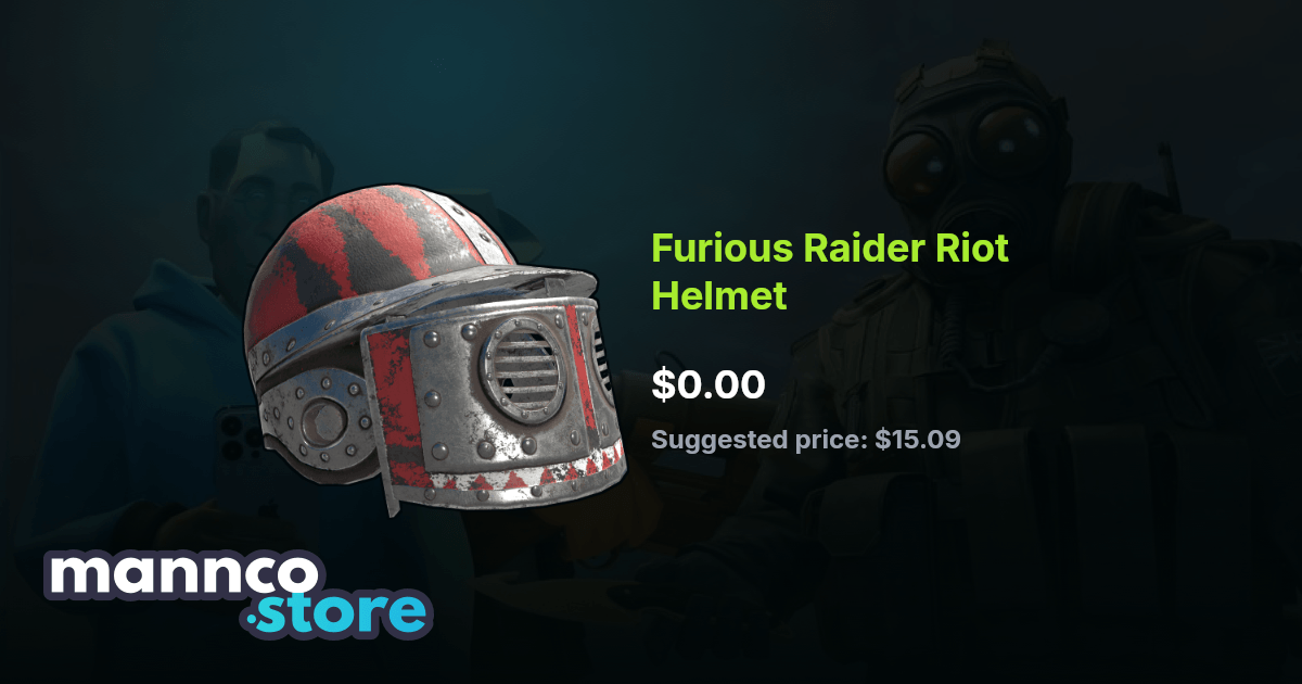 Furious Raider Riot Helmet | Mannco.store