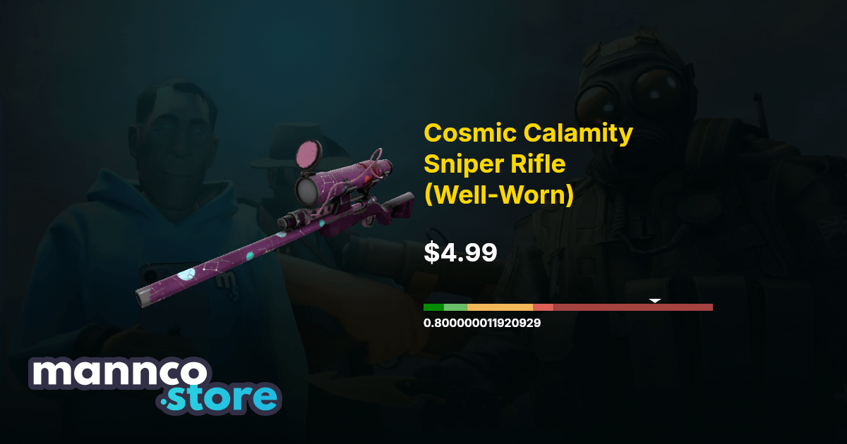 Cosmic Calamity Sniper Rifle (Well-Worn) | Mannco.store