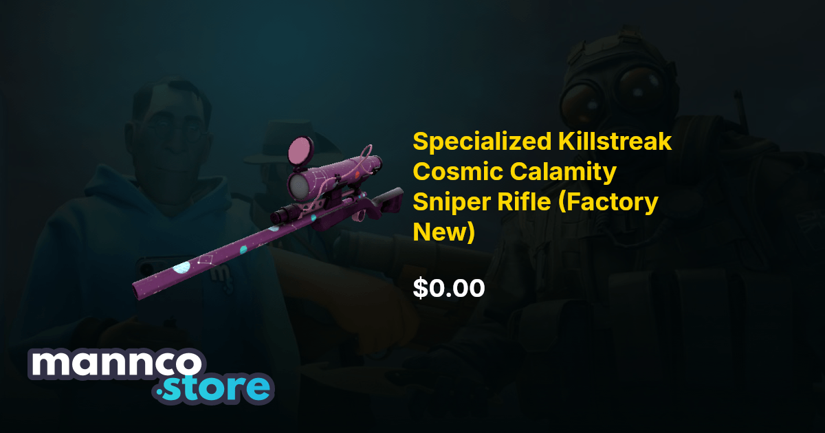 Specialized Killstreak Cosmic Calamity Sniper Rifle (Factory New ...