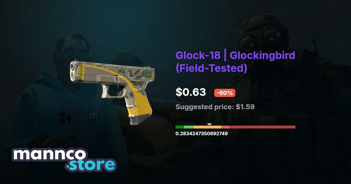 Glock-18 | Glockingbird (Field-Tested) | Mannco.store