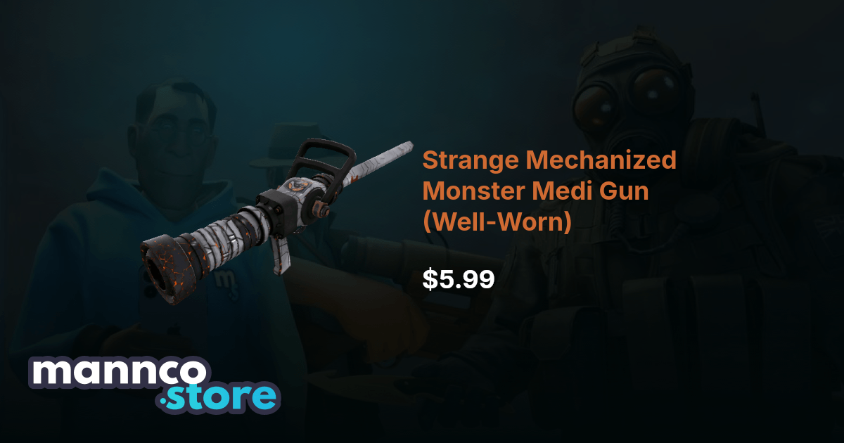 Strange Mechanized Monster Medi Gun (Well-Worn) | Mannco.store