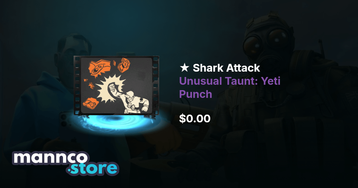 Shark Attack Unusual Taunt: Yeti Punch | Mannco.store