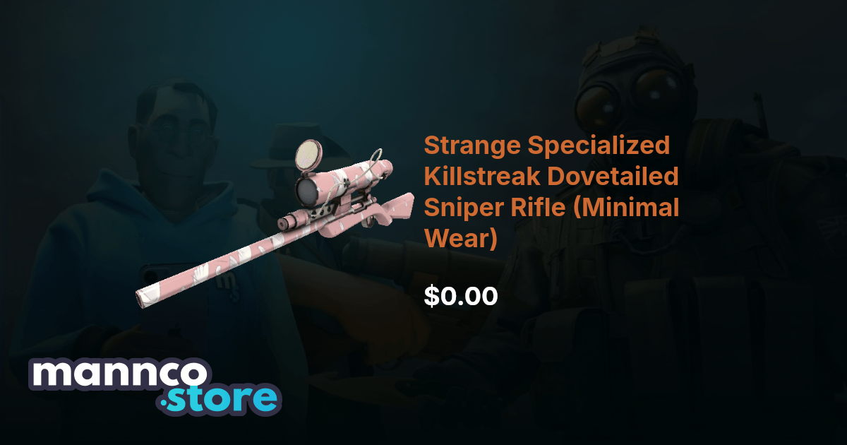 Strange Specialized Killstreak Dovetailed Sniper Rifle (Minimal Wear ...